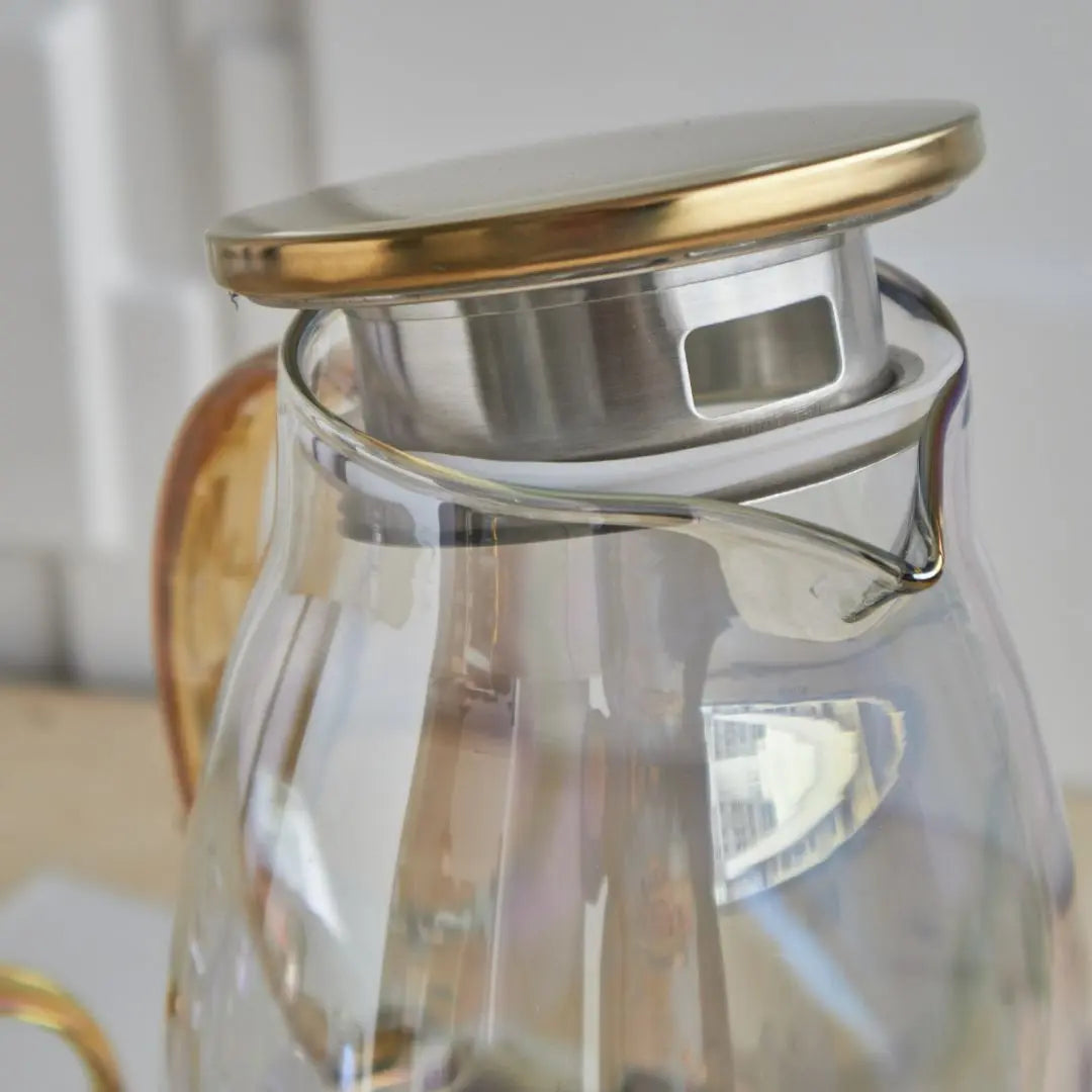 Optus Borosilicate Glass Jug Set-Speckled Space