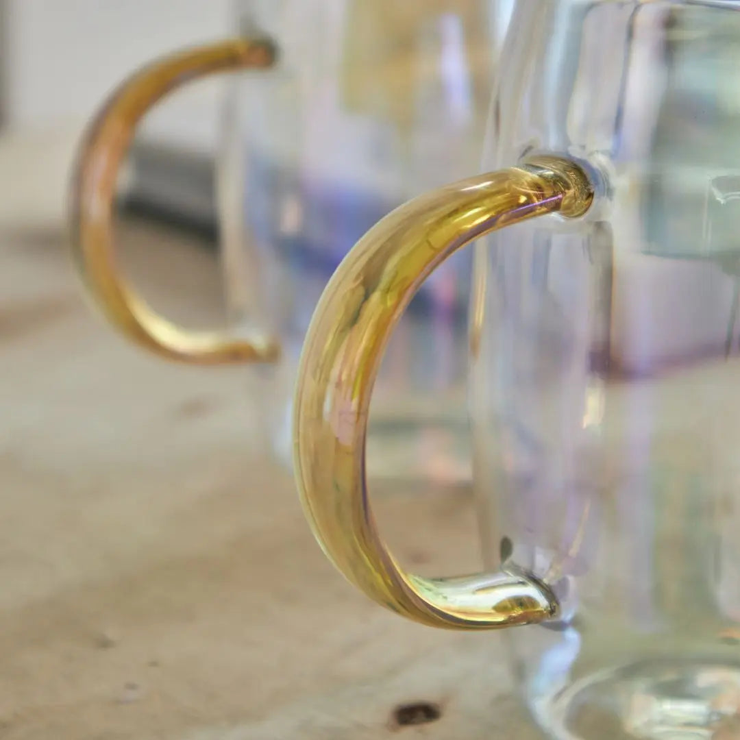 Optus Borosilicate Glass Jug Set-Speckled Space
