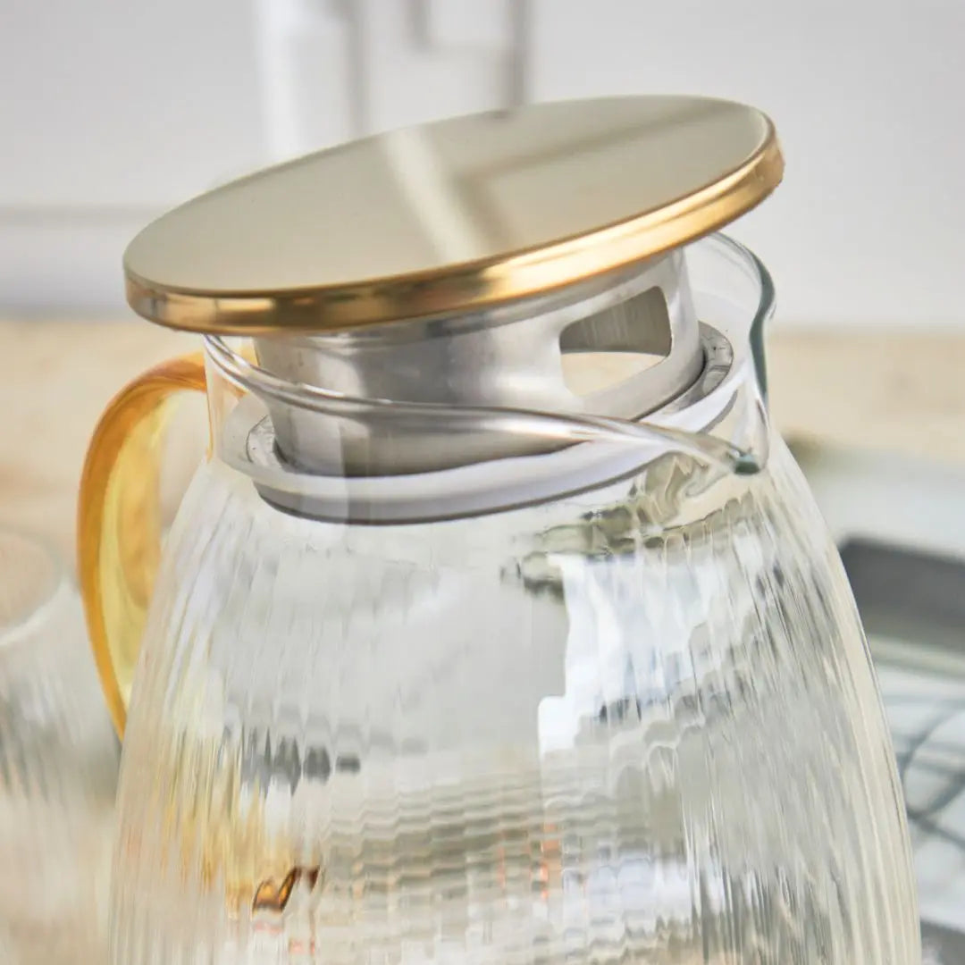 Prilo Borosilicate Glass Jug Set-Speckled Space