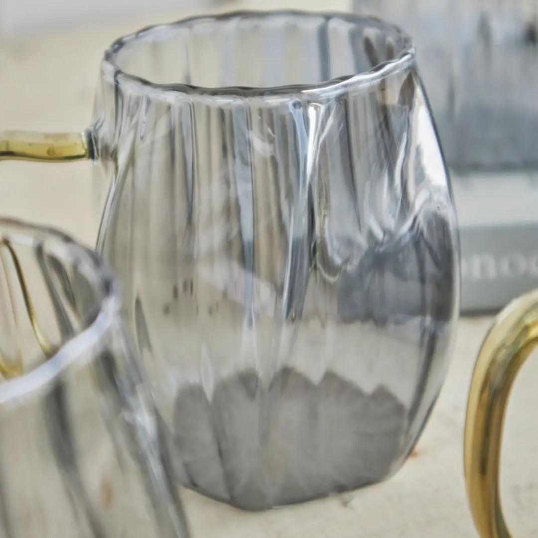 Quentin Borosilicate Glass Jug Set-Speckled Space