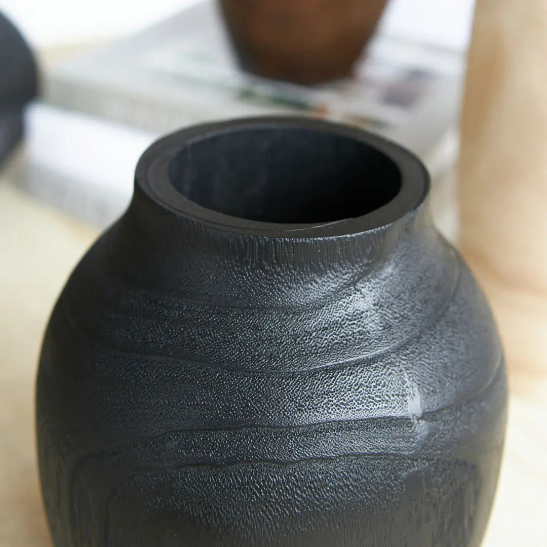Joden Wooden Vase-Speckled Space