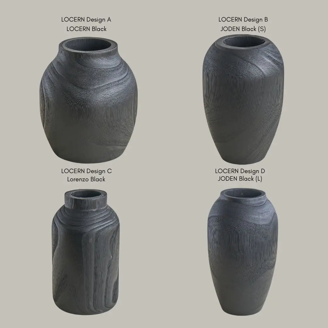 Joden Wooden Vase-Speckled Space