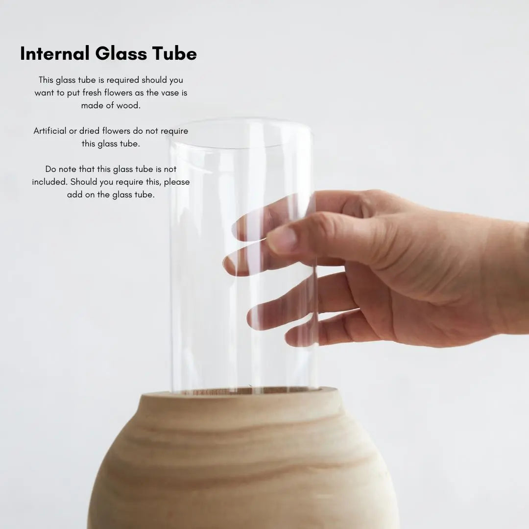 Locern Wooden Vase-Speckled Space