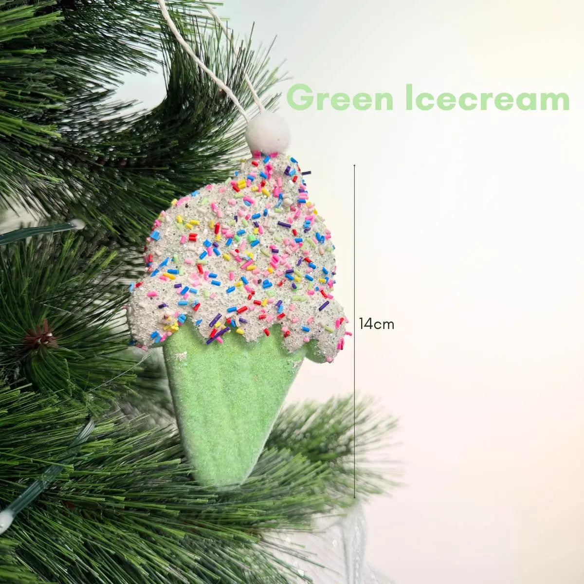 Candyland Hanging Green Icecream-Speckled Space