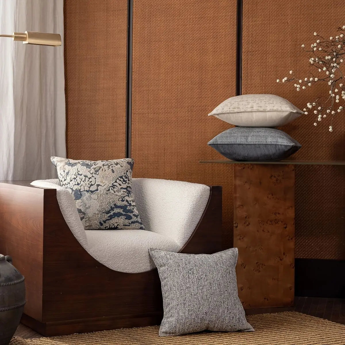 Baile Blue Cushion Cover B Speckled Space