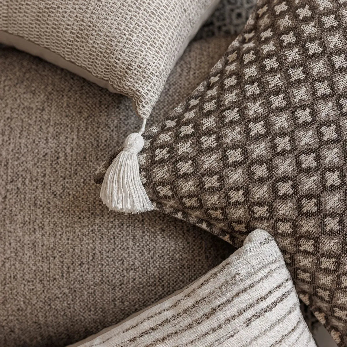 Eden Brown Cushion Cover A Speckled Space