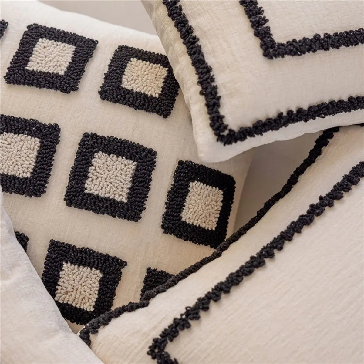 Kendrick Tufted Cushion Cover A Speckled Space