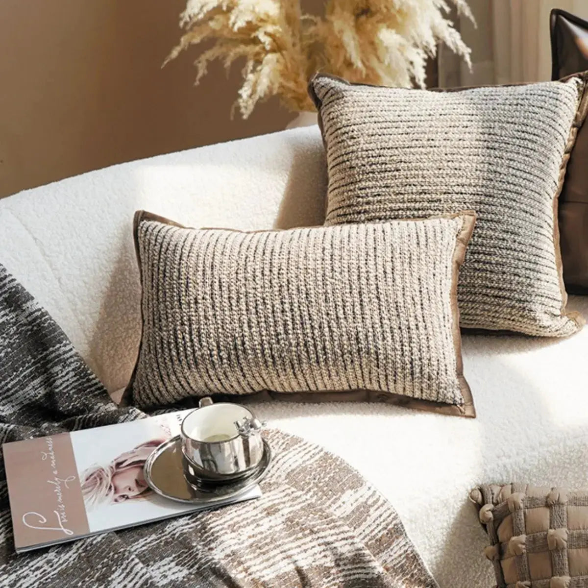 Membilo Brown Cushion Cover B Speckled Space