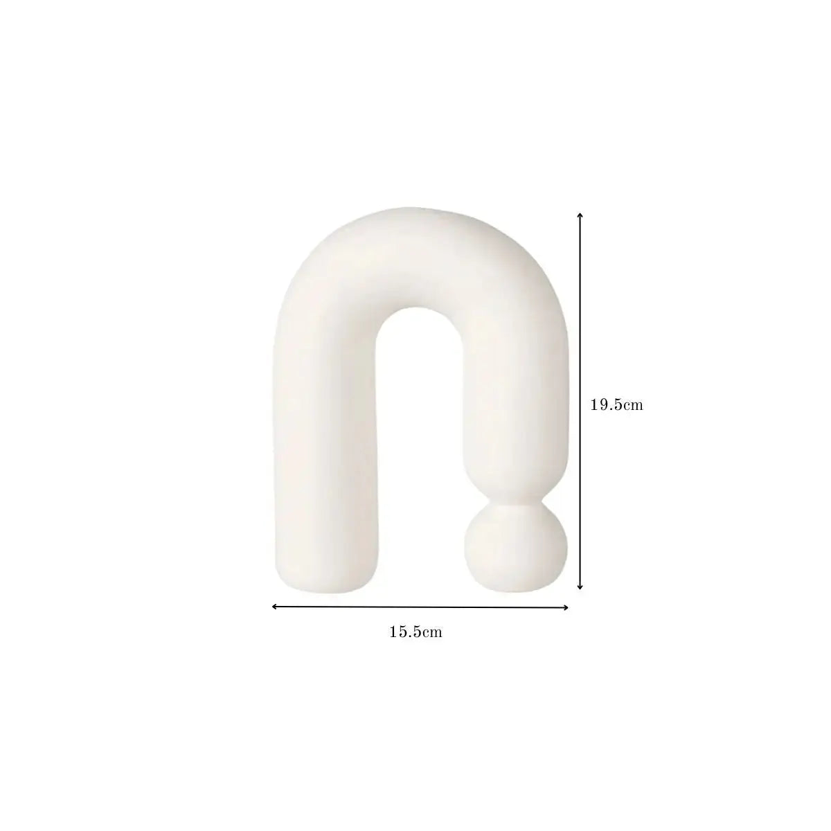 Hoopey Ceramic Decorative Vase Speckled Space