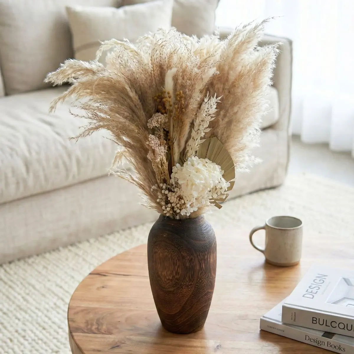 Dried Floral Pampas Arrangement A Speckled Space