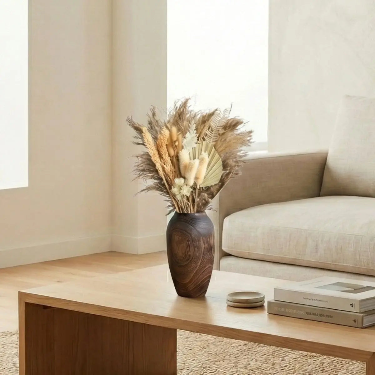 Dried Floral Pampas Arrangement C Speckled Space