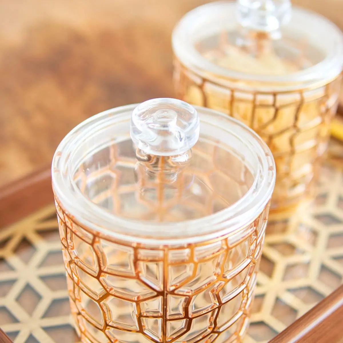 Farrah Air Tight Acrylic Canister Speckled Space