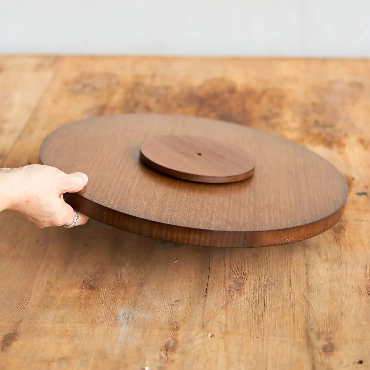The Lazy Susan Rotating Tray Speckled Space