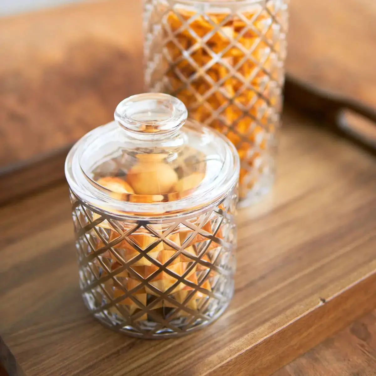 Becca Air Tight Acrylic Canister Speckled Space