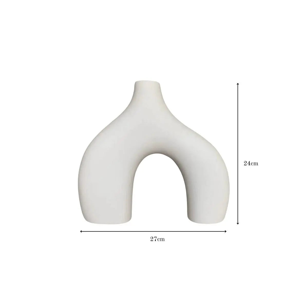 Aurelly Ceramic Decorative Vase Speckled Space