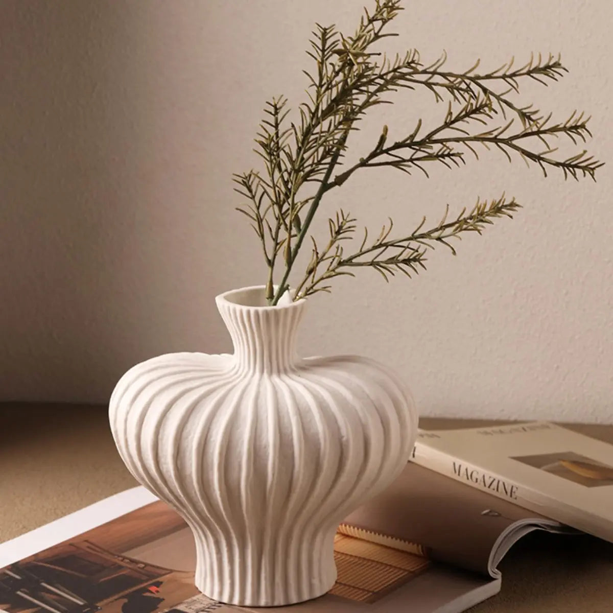 Flarven Ceramic Decorative Vase Speckled Space