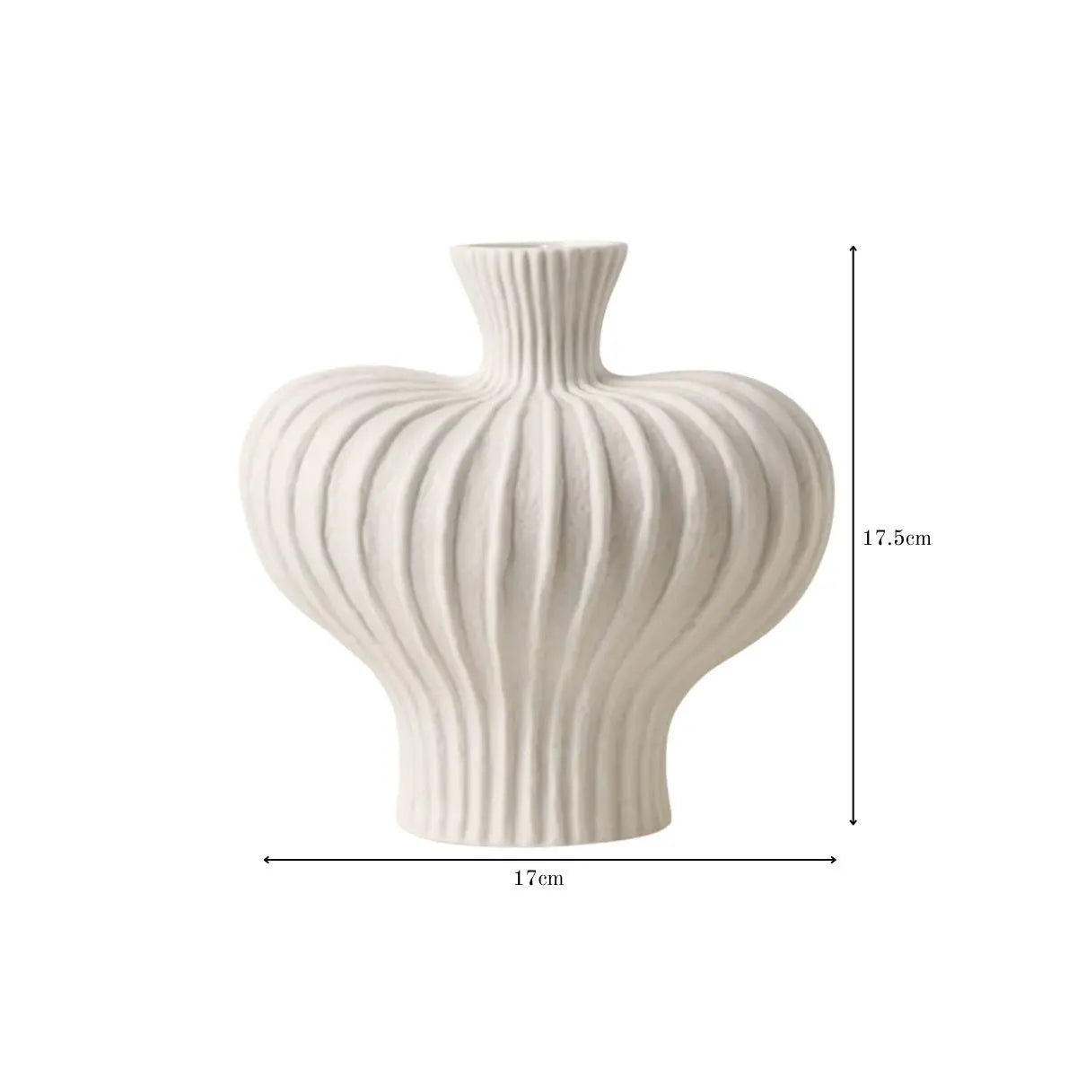 Flarven Ceramic Decorative Vase Speckled Space