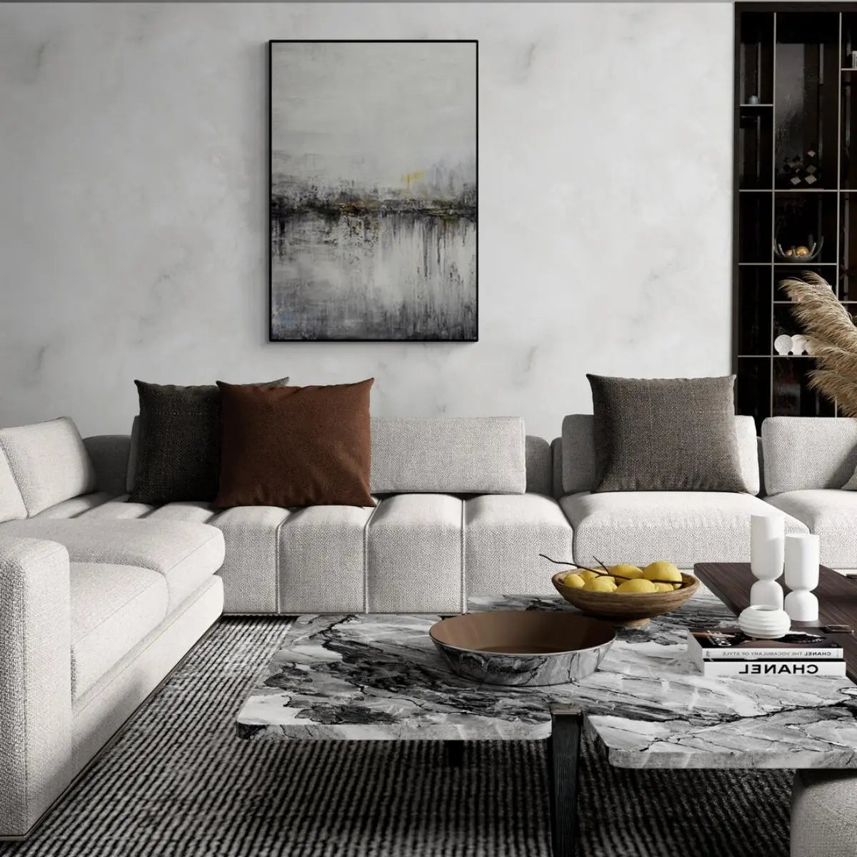 Cussiro Hand-Painted Wall Art-Speckled Space