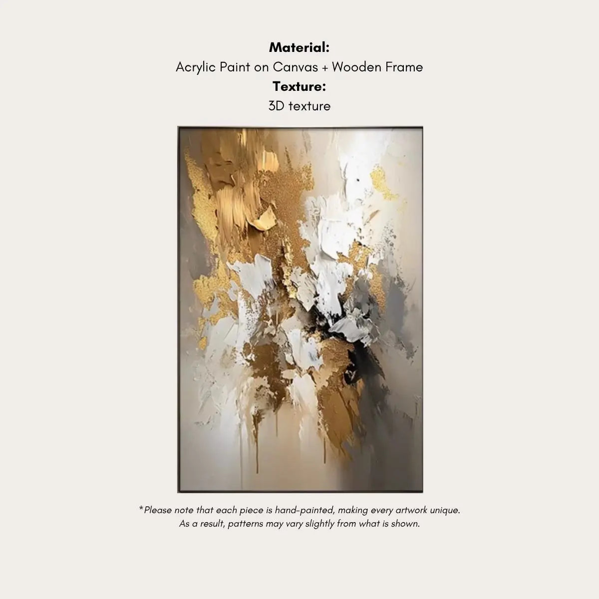 Genfover Hand-Painted Wall Art-Speckled Space