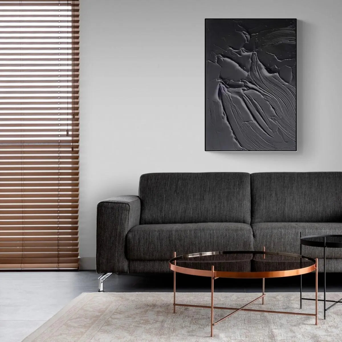 Mezziano Hand-Painted Wall Art-Speckled Space