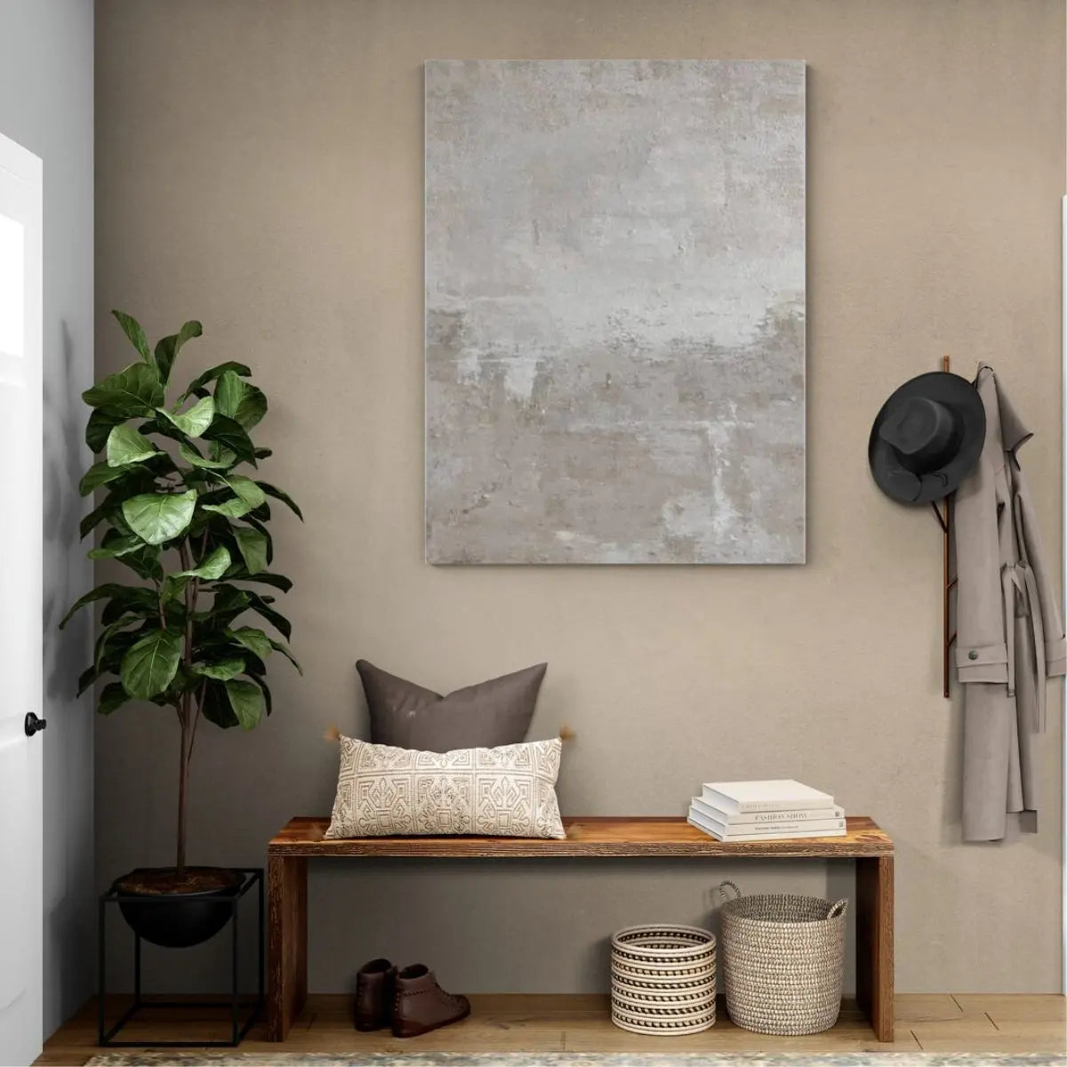 Jevoto Hand-Painted Wall Art-Speckled Space