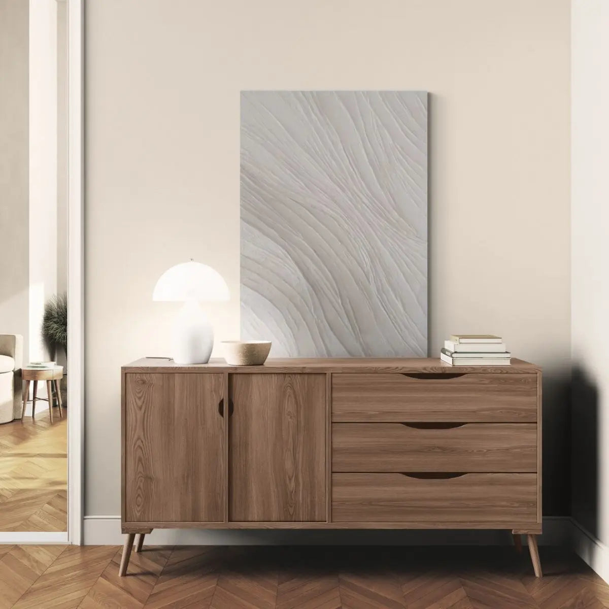 Kremo Hand-Painted Wall Art-Speckled Space