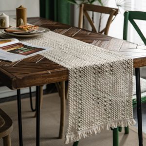Wemblia Cotton Linen Table Runner