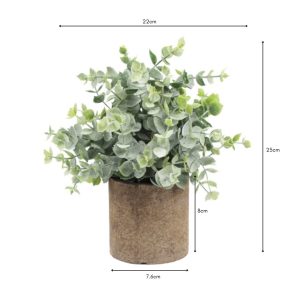 Small Potted Artificial Plant H