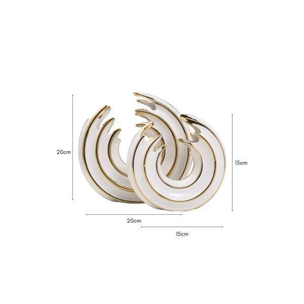 Rayma Wave Design Ceramic Decoration Set