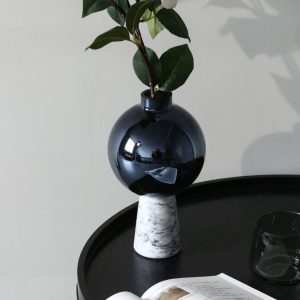 Richie Designer Marble Glass Vase