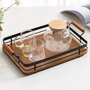 Eucaly Wooden Decorative Serving Tray