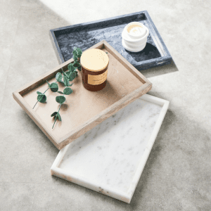 Peta Marble Slab Decorative Tray