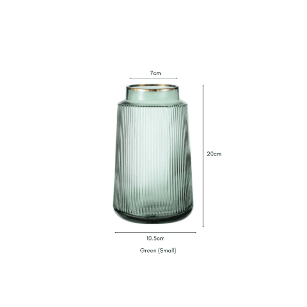 Panel Translucent Glass Vase