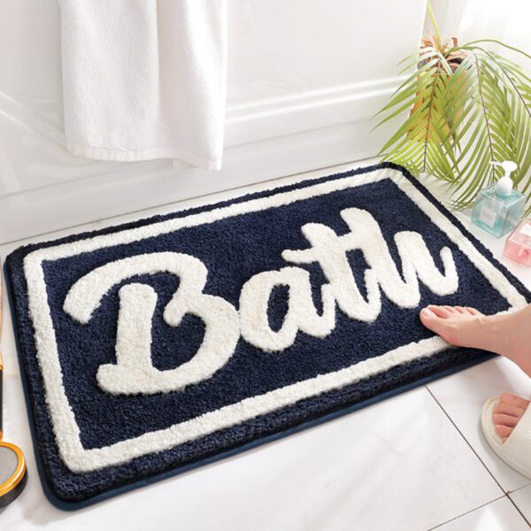 Le Bath Dark Blue Bathroom Mat