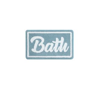 Le Bath light blue bathroom mat