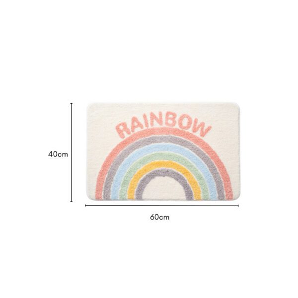 Rainbow Bathroom Mat