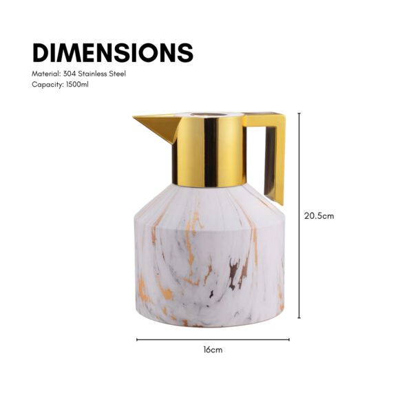 Bhiola Designer Marble Insulation Thermal Flask