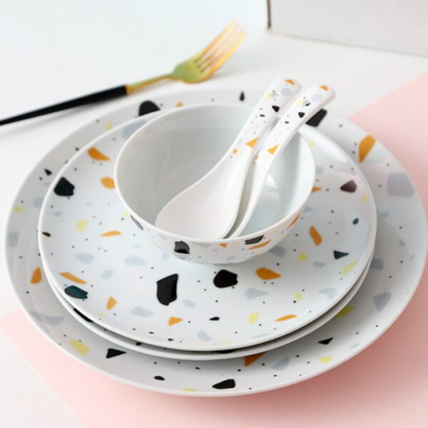 Theresa Terrazzo Ceramic Dinnerware