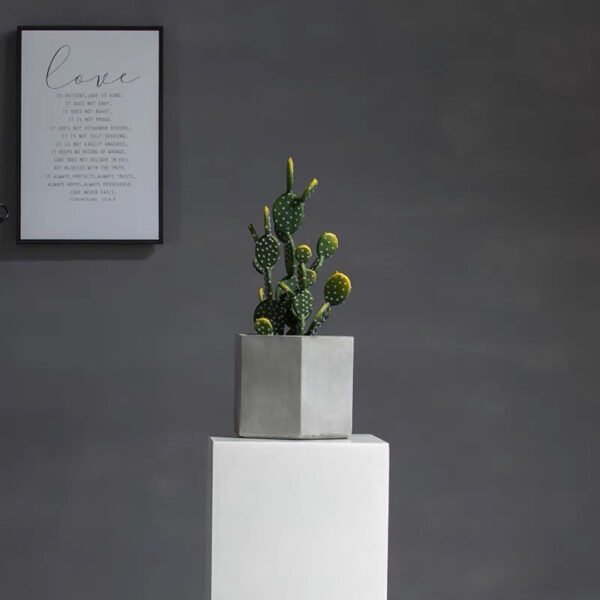 Clemenca Concrete Flower Pot