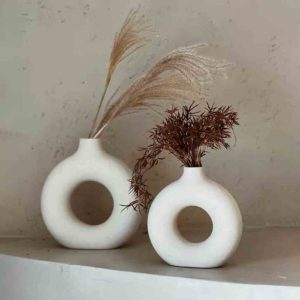 Ring Ceramic Vase